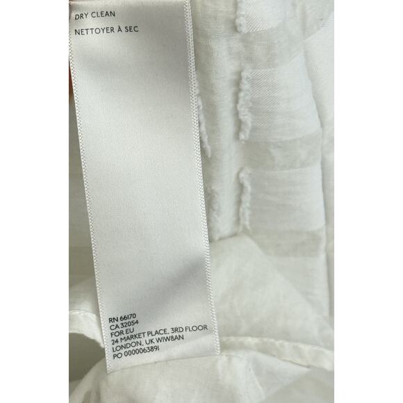 Maeve Dress Women’s Medium Orlaya Drop Waist Patch White Ivory Boho Contemporary - Picture 11 of 16